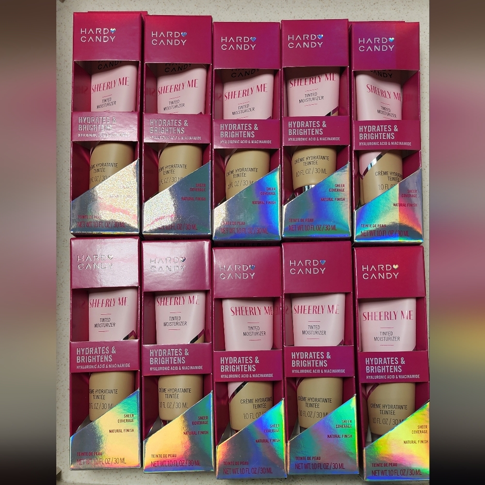 10pcs Hard Candy Sheerly Me Tinted Moisturizer - Natural Beige